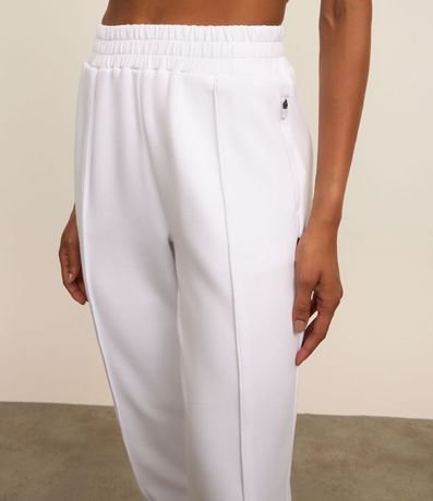 Pantalón Jogger en Microfibra Pesada con Frisos 4