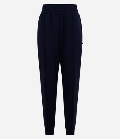 Pantalón Jogger en Microfibra Pesada con Frisos 5