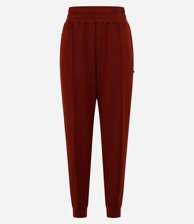 Pantalón Jogger en Microfibra Pesada con Frisos 5