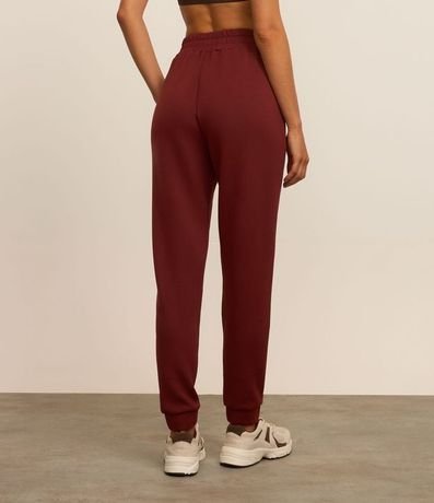 Pantalón Jogger en Microfibra Pesada con Frisos 3