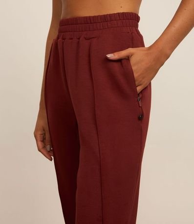 Pantalón Jogger en Microfibra Pesada con Frisos 4