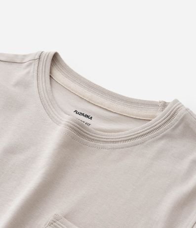 Remera Infantil Básica con Pequeño Bolsillo - Talle 5 a 14 años 4