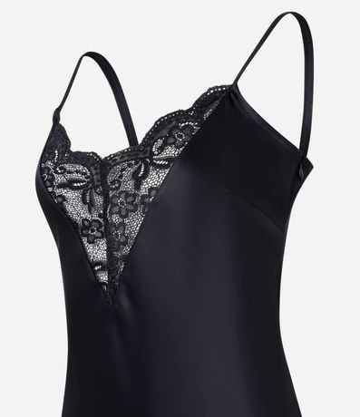 Vestido New Midi en Satén con Detalle de Encaje en el  Busto 7