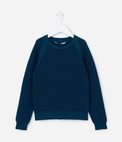 Buzo Infantil Canelado con Sisa Raglán - Talle 5 a 14 años