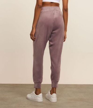 Pantalón Deportivo en Microfibra con Cintura Elástica 3