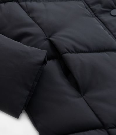 Campera Infantil Pesada con Gajos y Capucha de Peluche - Talle 5 a 14 años 3