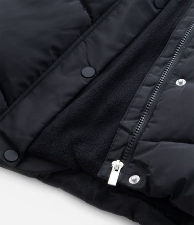 Campera Infantil Pesada con Gajos y Capucha de Peluche - Talle 5 a 14 años 4