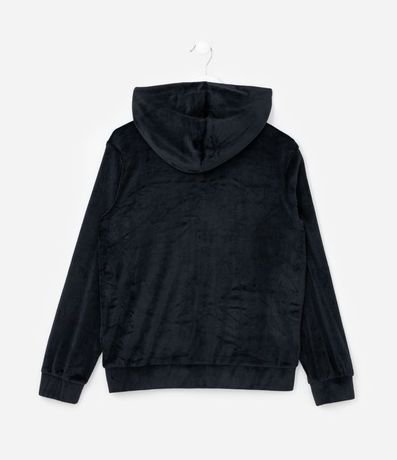 Campera Infantil en Plush con Capucha y Bolsillo - Talle 5 a 14 años 2