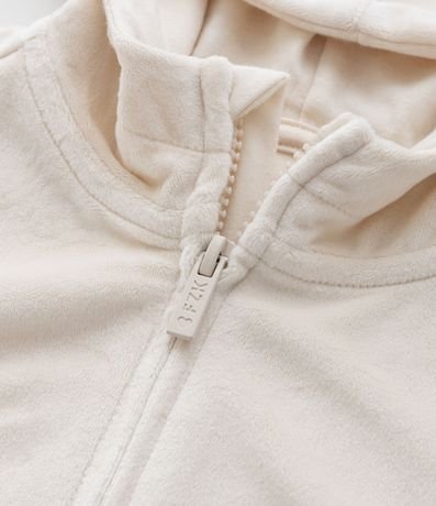 Campera Infantil en Plush con Capucha y Bolsillo - Talle 5 a 14 años 3