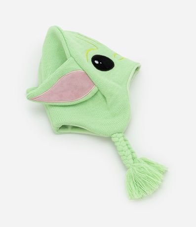 Gorro Infantil en Punto con Bordado Baby Yoda - Talle único 3