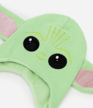 Gorro Infantil en Punto con Bordado Baby Yoda - Talle único 4