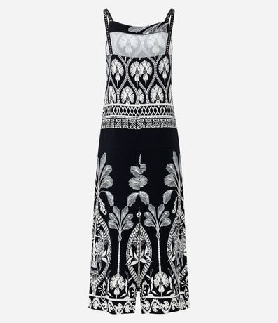 Vestido Midi con Estampa Étnica 6