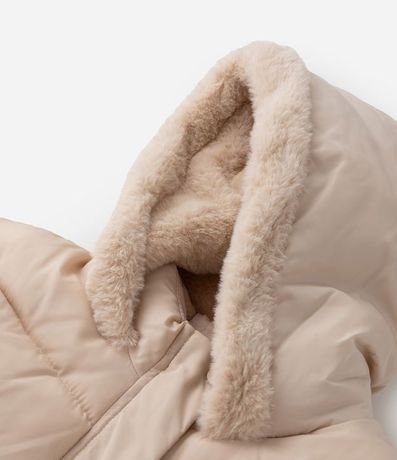 Campera Infantil Pesada con Gajos y Capucha de Peluche - Talle 5 a 14 años 4