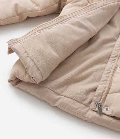 Campera Infantil Pesada con Gajos y Capucha de Peluche - Talle 5 a 14 años 5