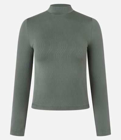 Blusa en Poliamida Seamless con Textura 3