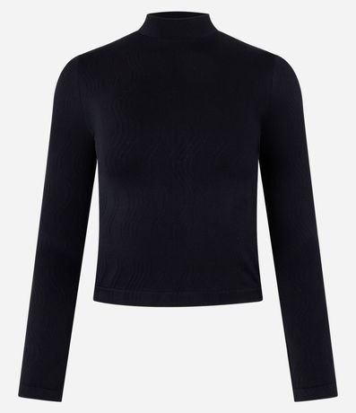 Blusa en Poliamida Seamless con Textura 4