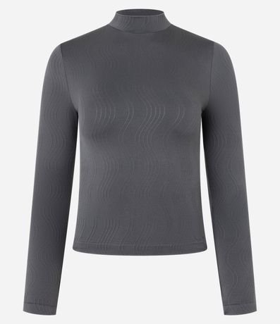 Blusa en Poliamida Seamless con Textura 3