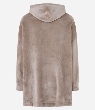 Pijama saco en Fleece con Capucha y Estampa Capivara 7