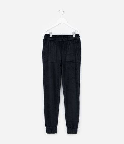 Pantalón Jogger Infantil en Plush con Bolsillo Funcional - Talle 5 a 14 años