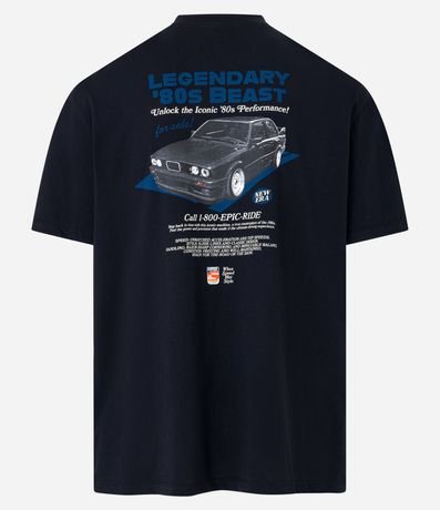 Remera Relaxed en Algodón con Estampado de Coches Legendários 6