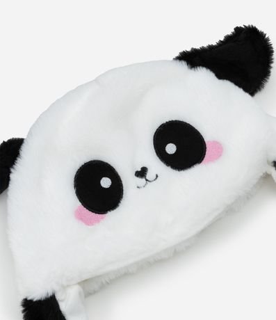 Gorro Infantil en Punto Bordado Pandita con Tira Oreja 4