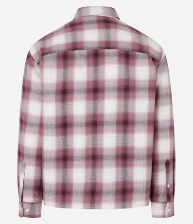 Camisa Comfort en Franela con Estampa de Cuadros 6