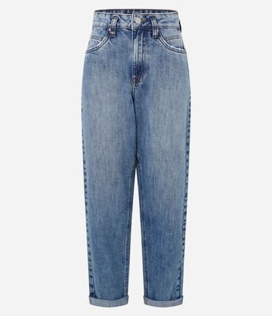 Pantalón Mom en Jeans con Lavado 5