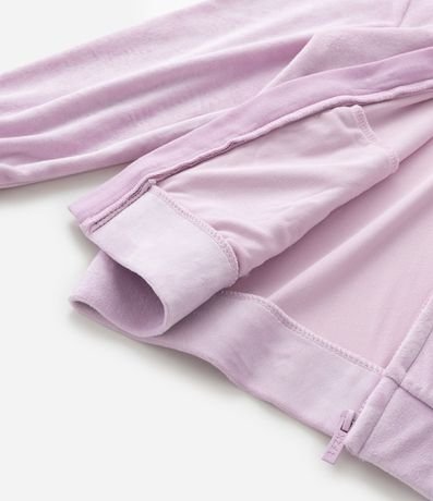 Campera Regular Infantil en Plush con Capucha y Bolsillo Canguro - Talle 5 a 14 años 4