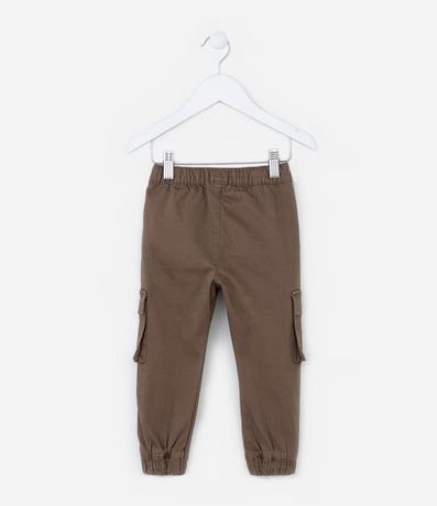 Pantalón Infantil con Bordado y Bolsillos Cargo - Talle 1 a 5 años 2
