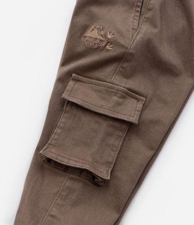 Pantalón Infantil con Bordado y Bolsillos Cargo - Talle 1 a 5 años 4