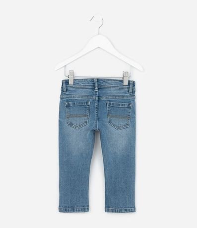 Pantalón Recto Infantil en Jeans Básica - Talle 1 a 5 años 2
