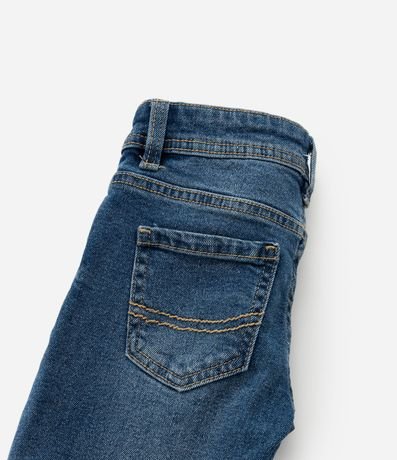 Pantalón Recto Infantil en Jeans Básica - Talle 1 a 5 años 5