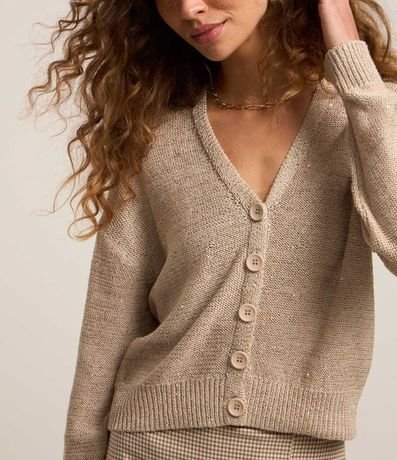 Cardigan en Punto con Lentejuelas 3