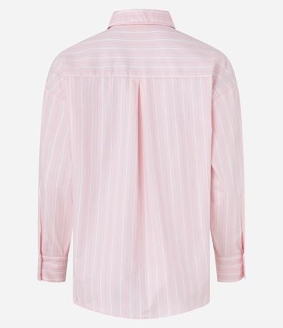 Camisa en Tricolina Rayada en Hilo Teñido 5