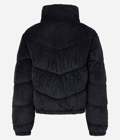 Jaqueat Puffer en Terciopelo Cotelê con Cuello Alto 8