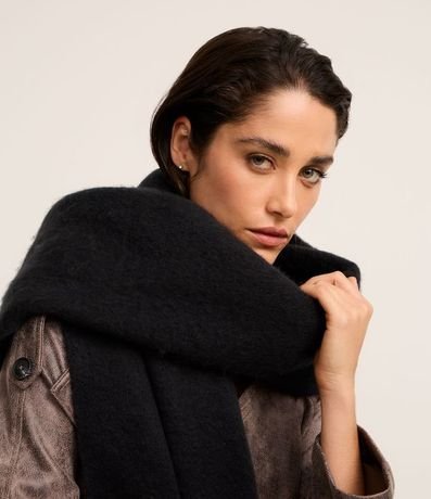 Bufanda en Fleece con Fleco y Lettering I'm Cold 5