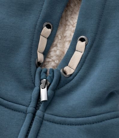 Campera Infantil con Forro Peludito y Capucha - Talle 5 a 14 años 6