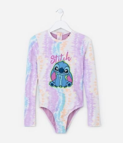 Malla Infantil con protección UV y Estampa Stitch - Talle 5 a 14 años