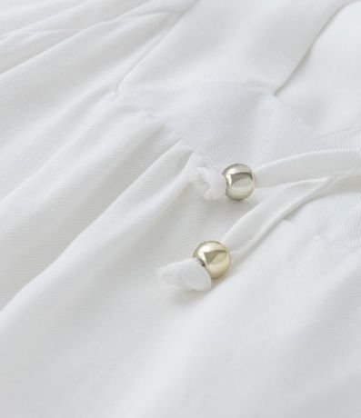 Blusa en Twill con Mangas Abullonadas Curve & Plus Size 7