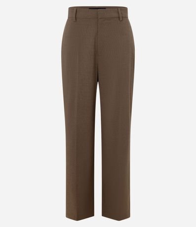 Pantalón Recto Sastrería de Cuadros 5