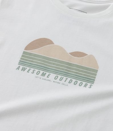 Remera Infantil con Estampa Montañas - Talle 5 a 14 años 4