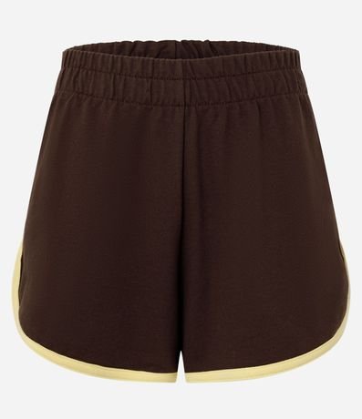 Short Corto en Algodón con Bies Contrastante 5