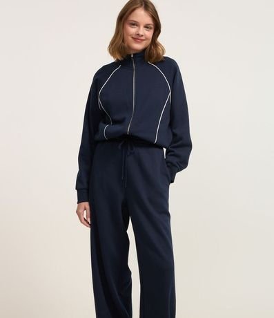 Pantalón Recto Sastrería con Raya Lateral 2