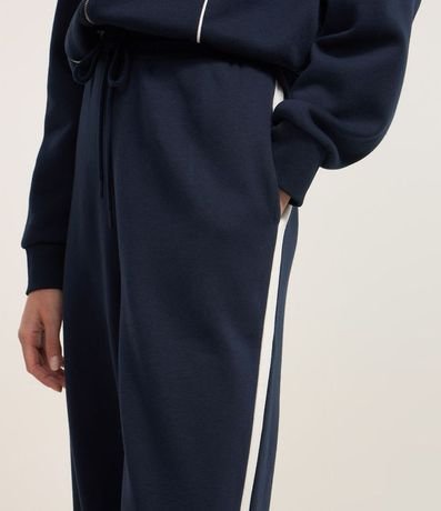 Pantalón Recto Sastrería con Raya Lateral 4