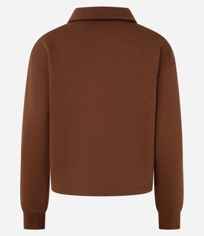 Algodón Slim Calentito con Forro y Cuello Polo 5