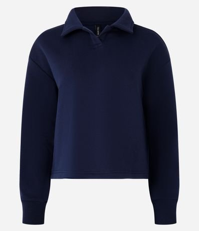 Algodón Slim Calentito con Forro y Cuello Polo 4