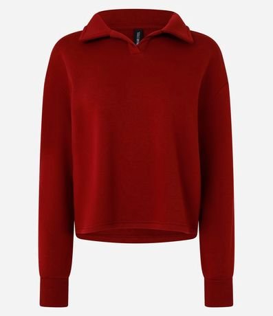 Algodón Slim Calentito con Forro y Cuello Polo 4