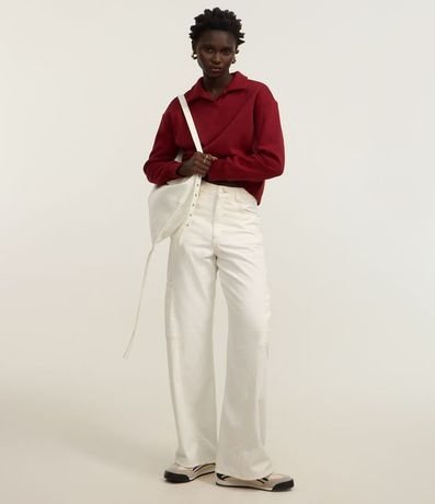 Algodón Slim Calentito con Forro y Cuello Polo 2