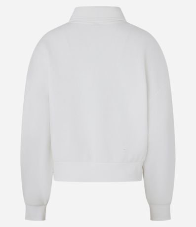 Algodón con Forro Fleece y Cremallera en Cuello Alto 5