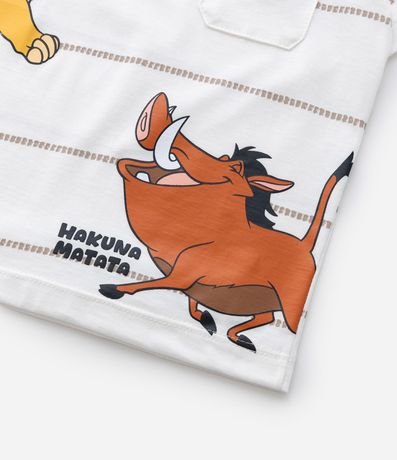 Remera Comfort Infantil con Estampa Rey León - Talle 1 a 5 años 4